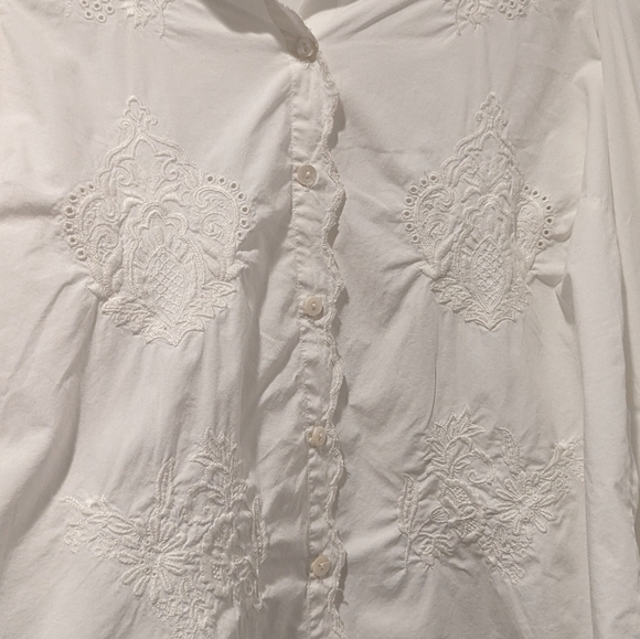 Zara White Button Down - Picture 5 of 7